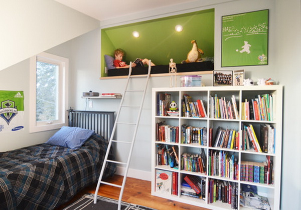 contemporary-boys-bedroom-with-bookshelf-by-merzbau-design-collective