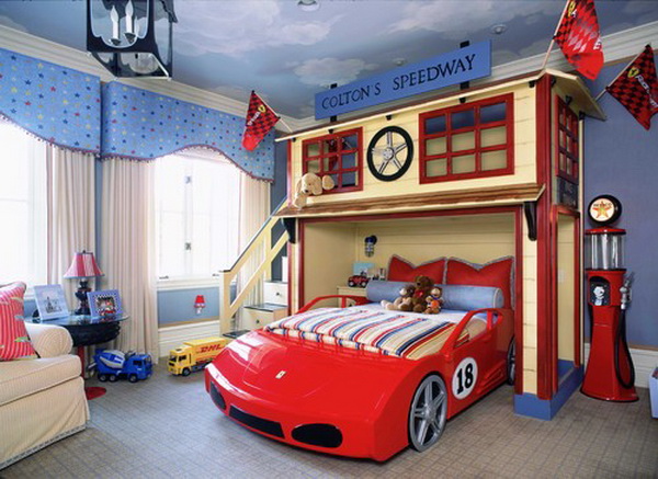 traditional-boys-bedroom-with-car-bed-by-wendi-young-design