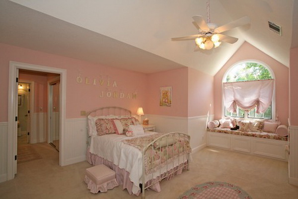  Pink Romantic Girls Bedroom