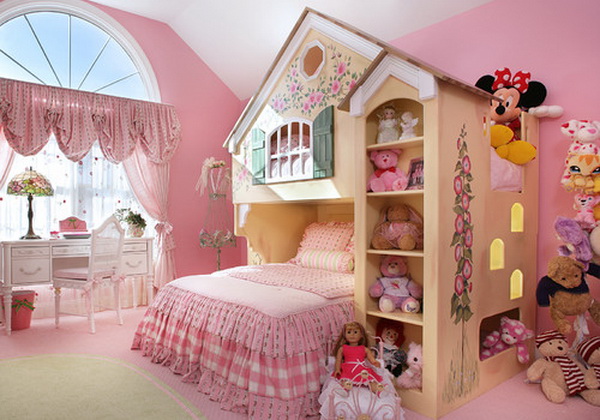 Pink Teenage Girl Bedroom