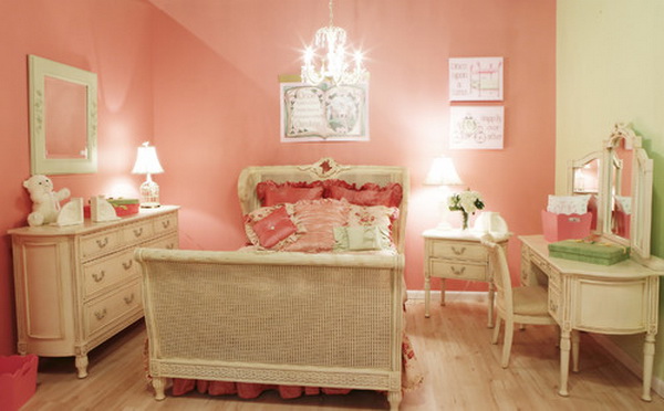 Red Girl Bedroom Decoration