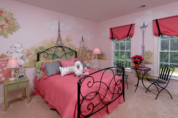 Red Girl Bedroom Design