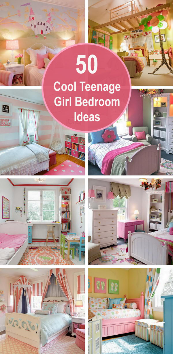 50 Cool Teenage Girl Bedroom Ideas of Design. 