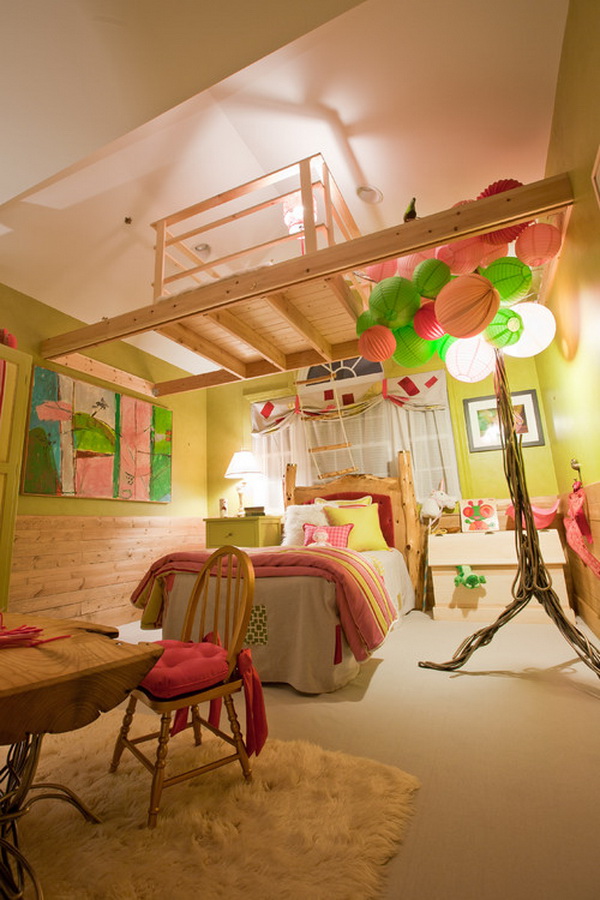 Teenage Girl Treehouse Bedroom