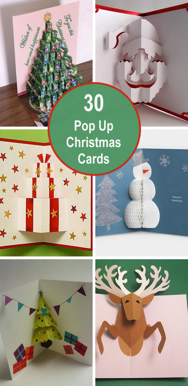 30 Pop Up Christmas Cards. 