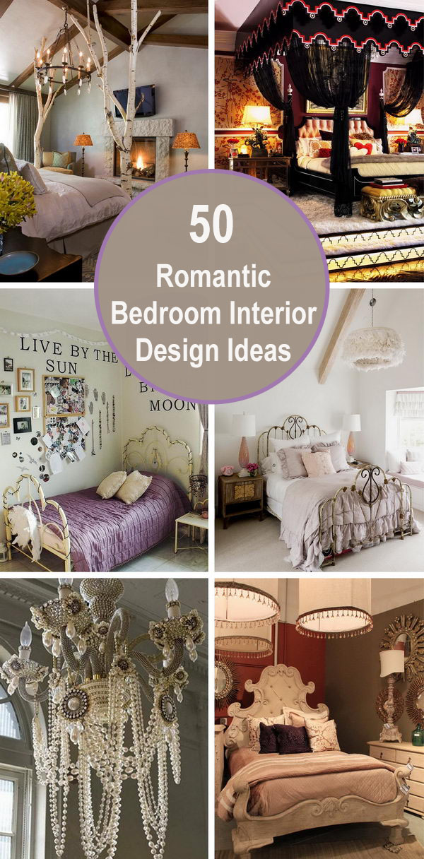 50 Romantic Bedroom Interior Design Ideas for Inspiration.