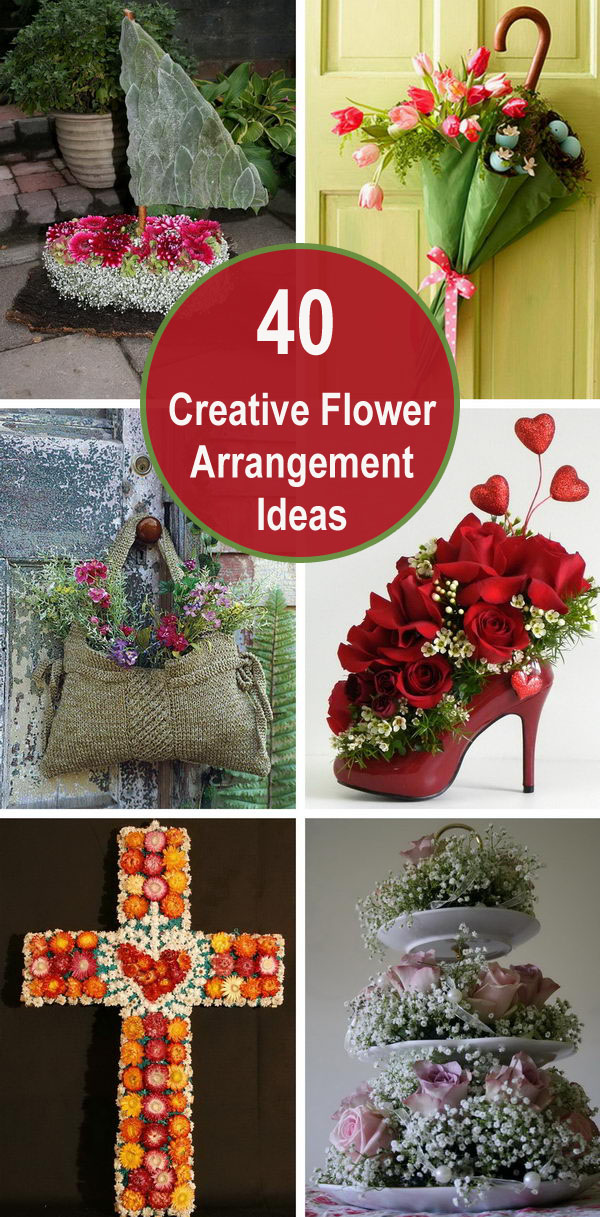 40+ Creative Flower Arrangement Ideas. 
