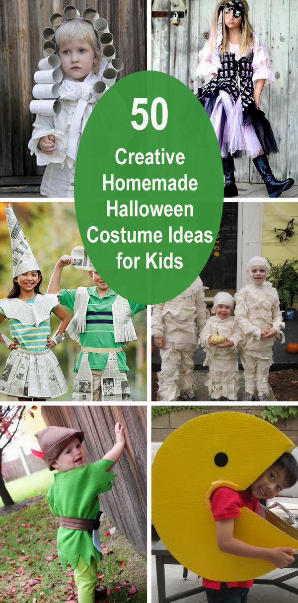 50+ Creative Homemade Halloween Costume Ideas for Kids. 