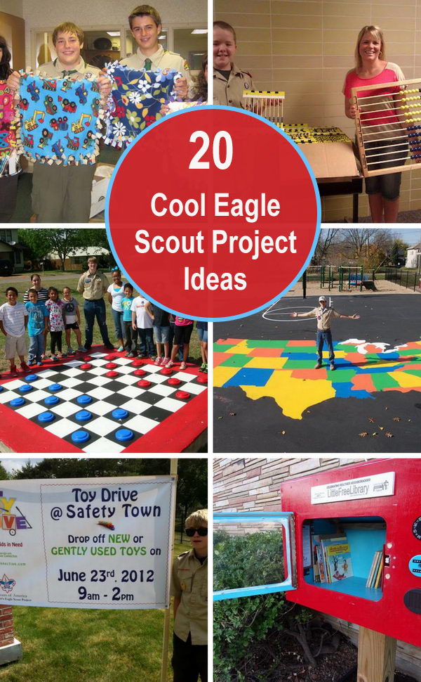 20 Cool Eagle Scout Project Ideas. 