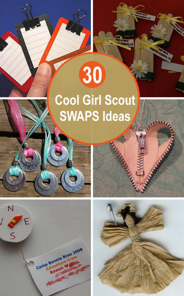 30+ Cool Girl Scout SWAPS Ideas. 