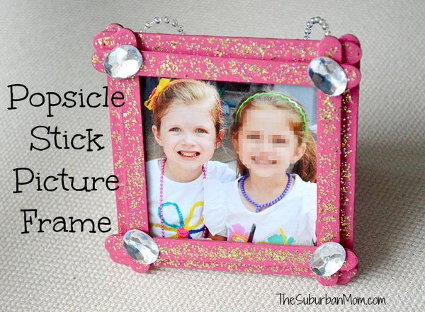 18-homemade-stick-picture-frame