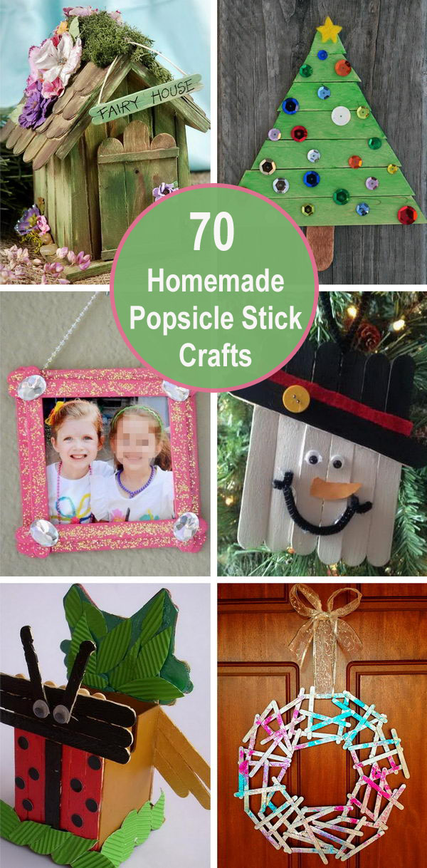 70+ Homemade Popsicle Stick Crafts. 
