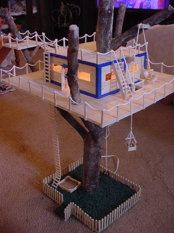 12-popsicle-stick-tree-house