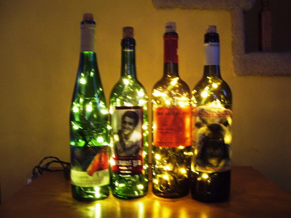 Wine Bottle Accent Light. 