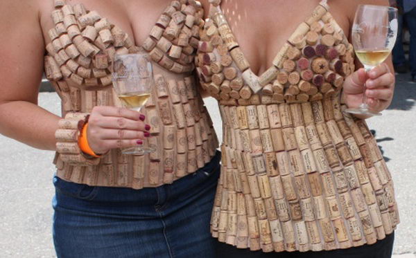 Wine Cork Clothing for Girl. 