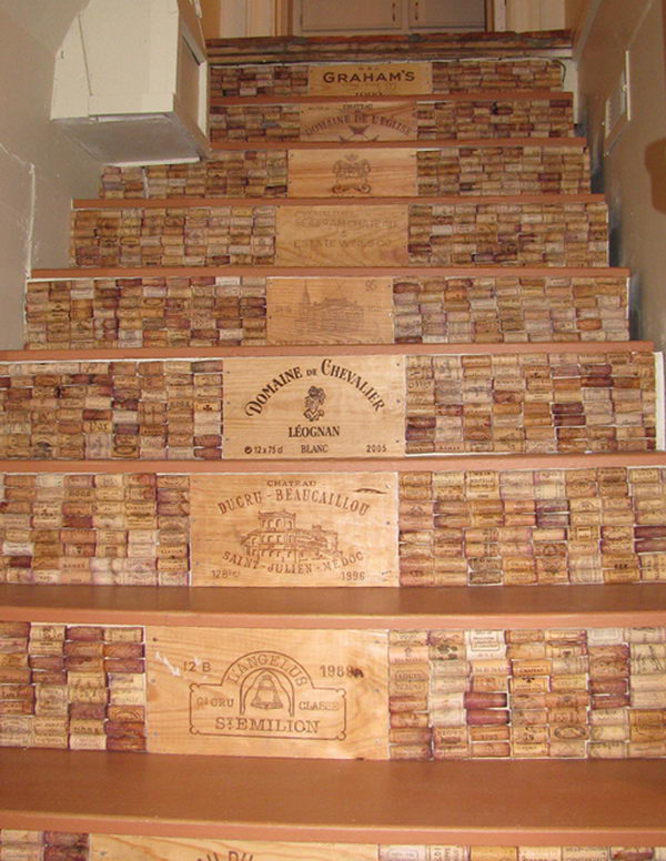 Wine Cork Stairs. 