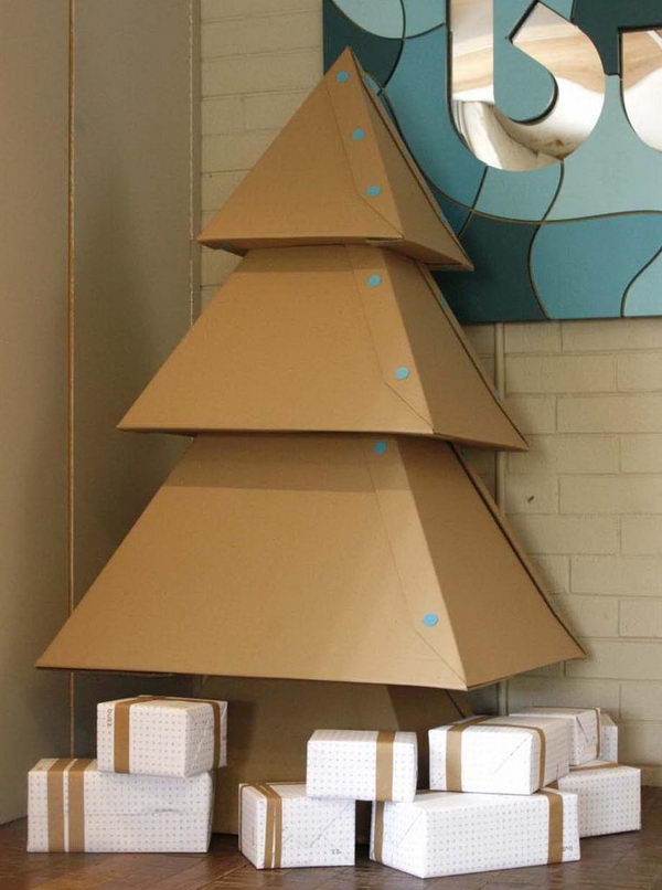 Cardboard Christmas Tree,