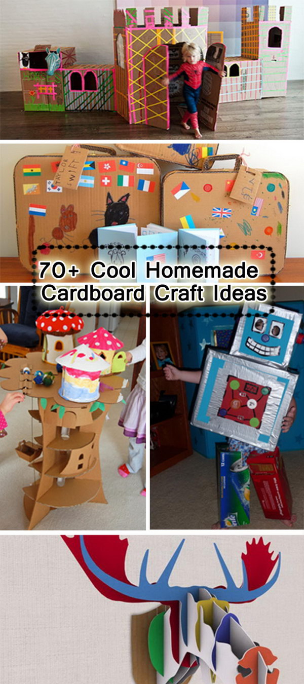 Cool Homemade Cardboard Craft Ideas! 