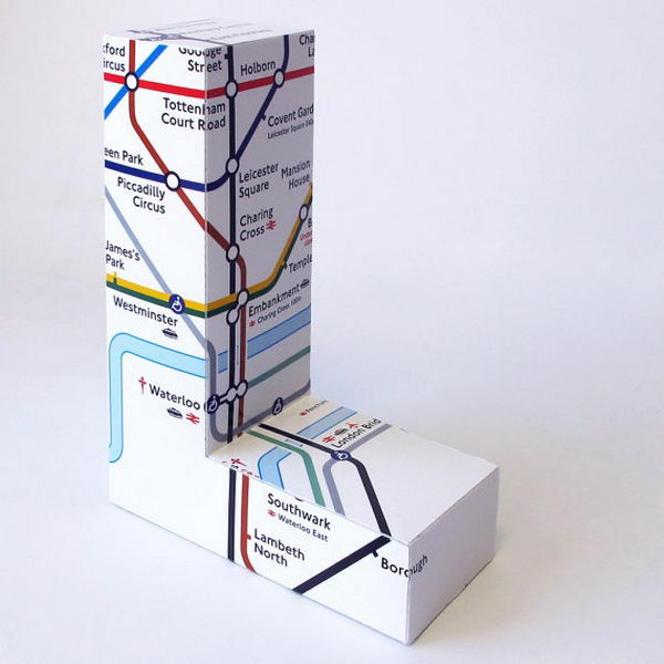 Large London Underground Map 3D Letter,