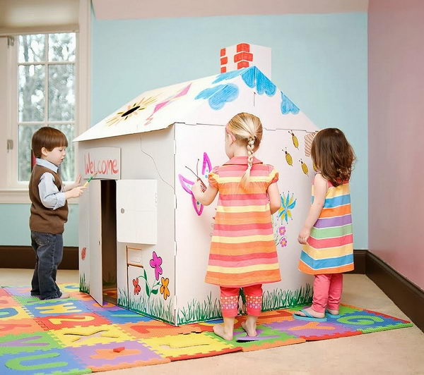 20-homemade-cardboard-playhouse-for-kids