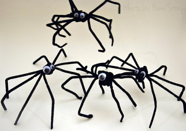 19-pipe-cleaner-spiders