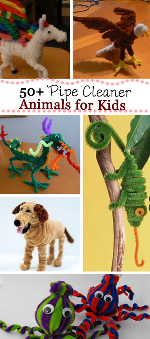 Creative Pipe Cleaner Animals for Kids! 