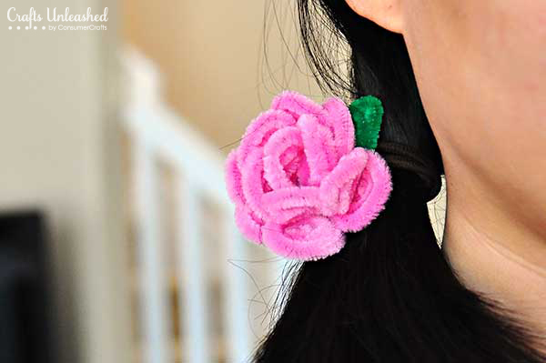 7-diy-pipe-cleaner-rose-hair-ties