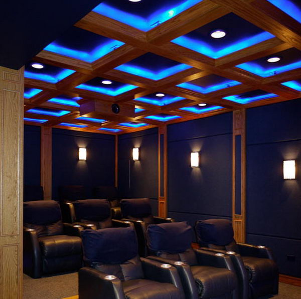 Home Theater Ceiling Idea,