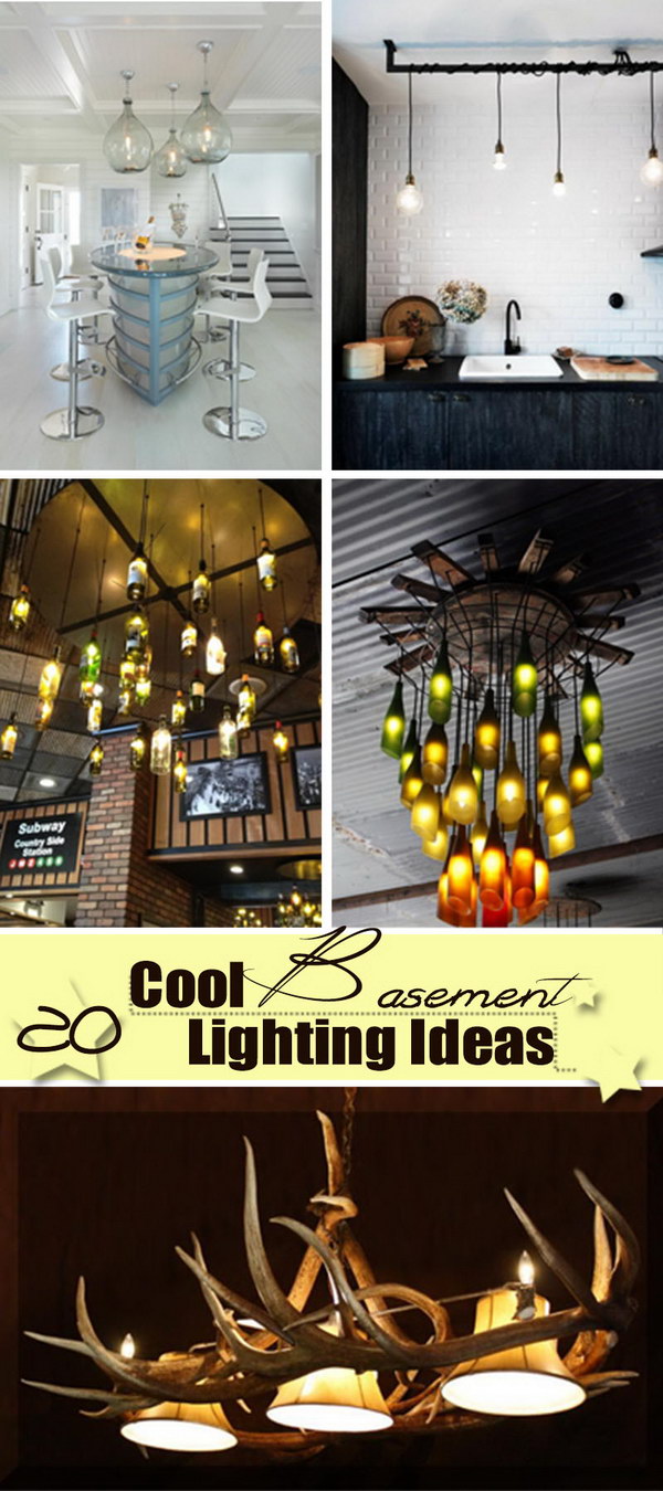 Cool Basement Lighting Ideas!