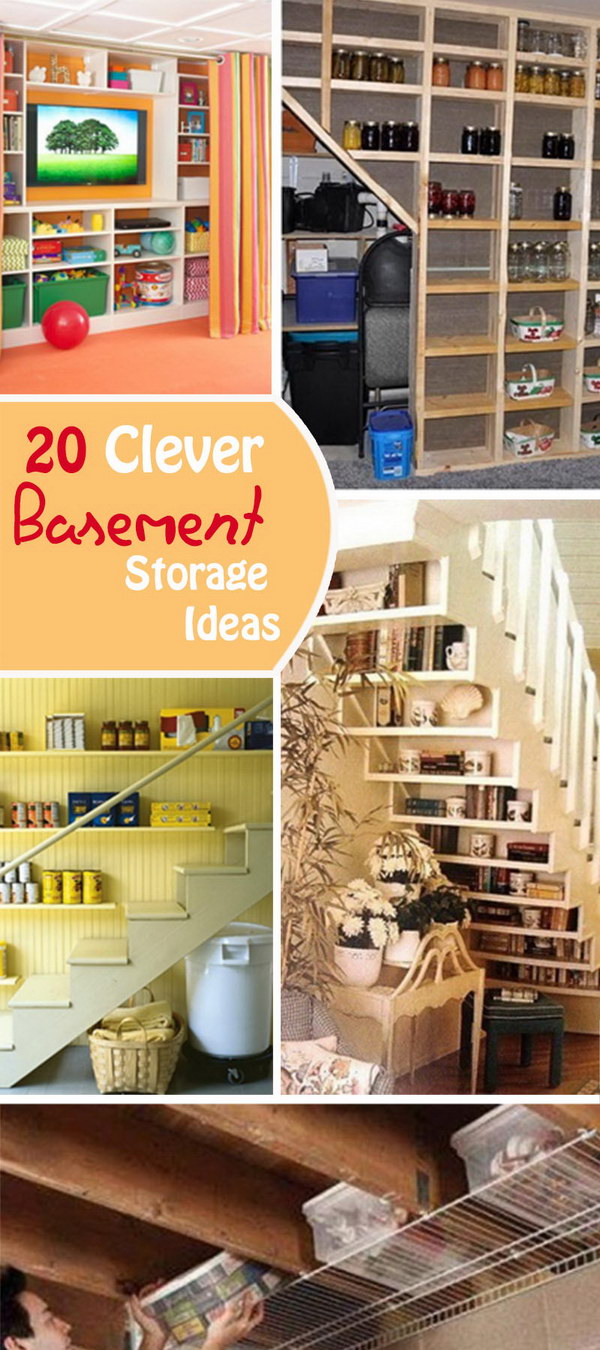 Clever Basement Storage Ideas! 