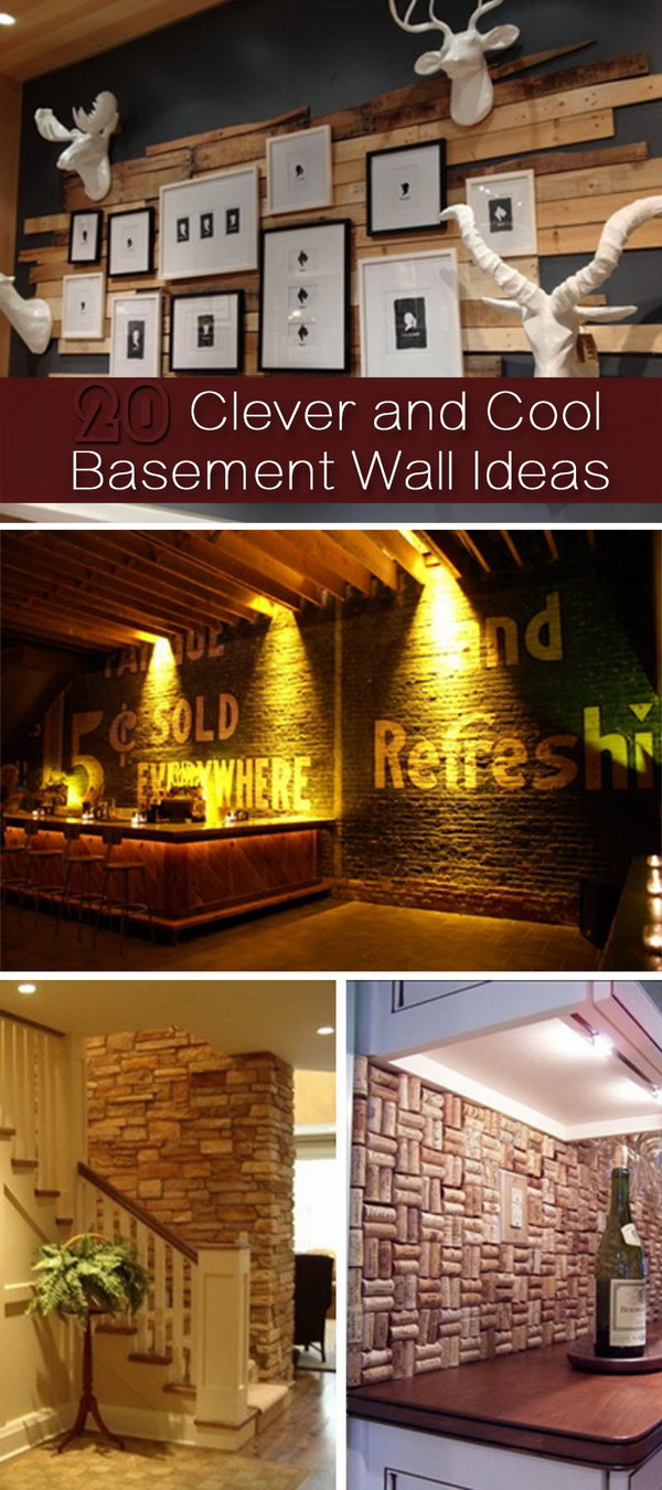 Clever and Cool Basement Wall Ideas!