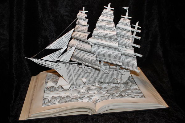 Yacht Book Sculpture,