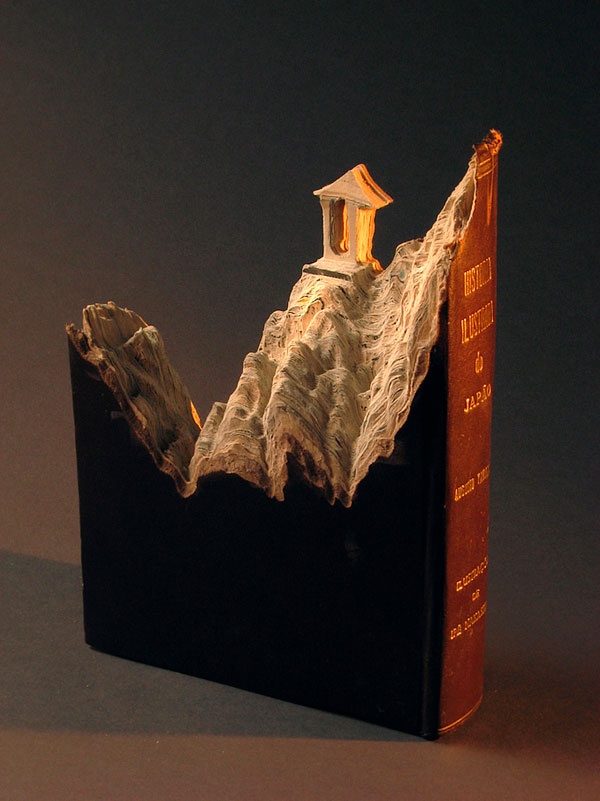 3D Landscape Book Sculpture,