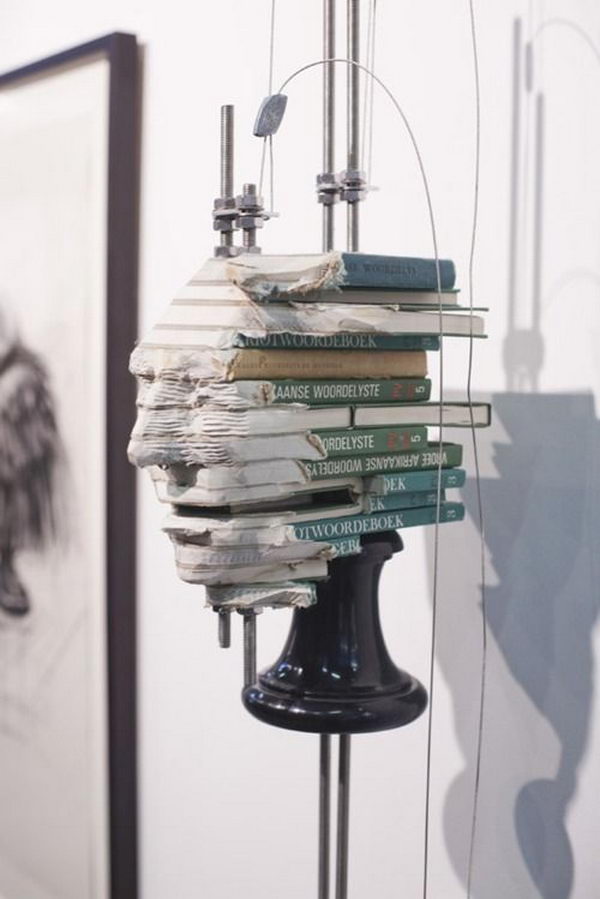 Book Sculpture by Wim Botha,