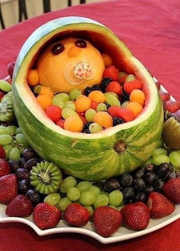 Baby in Crib Edible Arrangment,