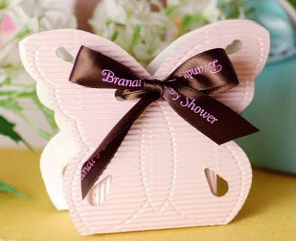 DIY Butterfly Shaped Favor Box,