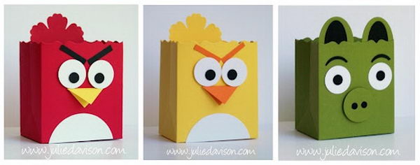 Angry Birds Favor Boxes,