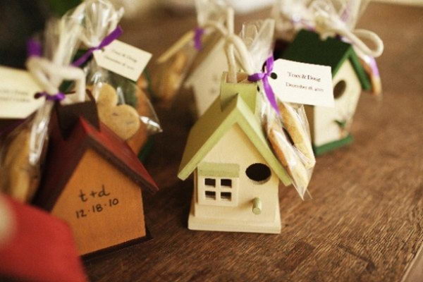 Bird House Wedding Favors,