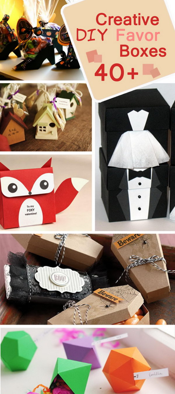 Creative DIY Favor Boxes! 