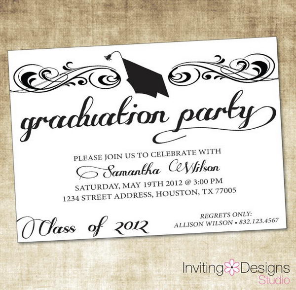 Graduation Party Invitation,