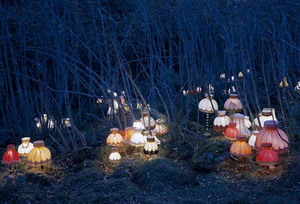Light Installation. Conceptual artist Rune Guneriussen transforms the most ordinary of objects into large-scale installations that pepper the dreamlike landscape of his native Norway.