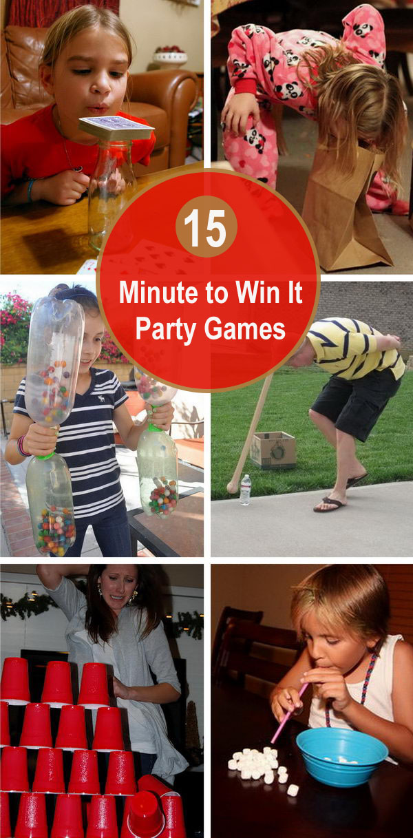 15 Minute to Win It Party Games! 