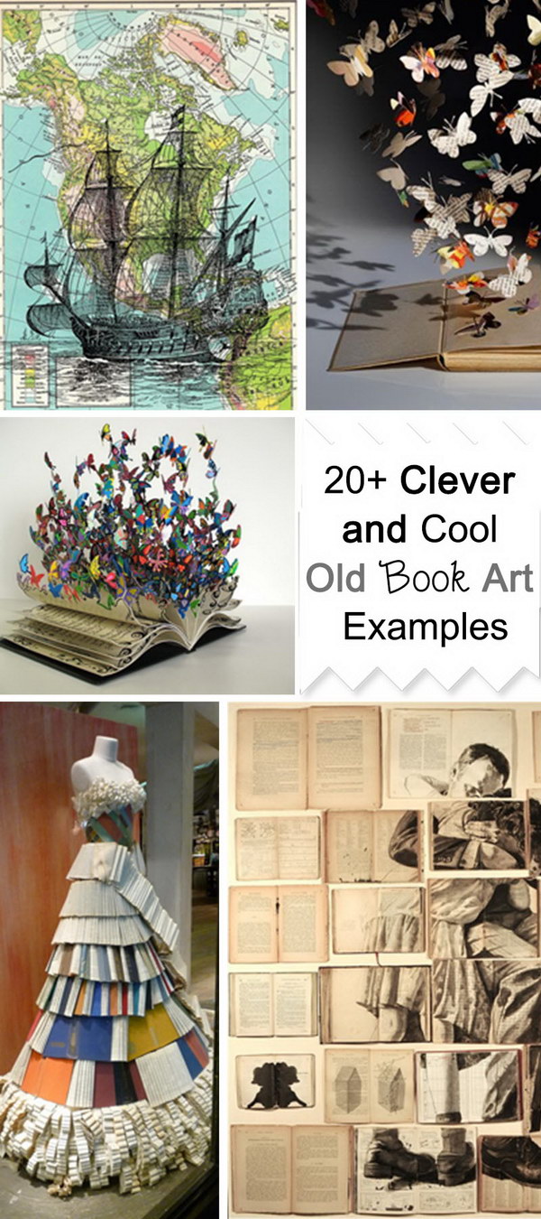 Clever and Cool Old Book Art Examples!