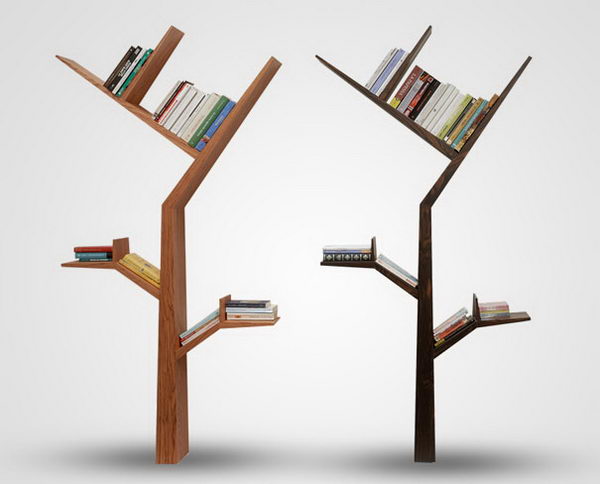 Tree Bookcase Decorative Shelving,