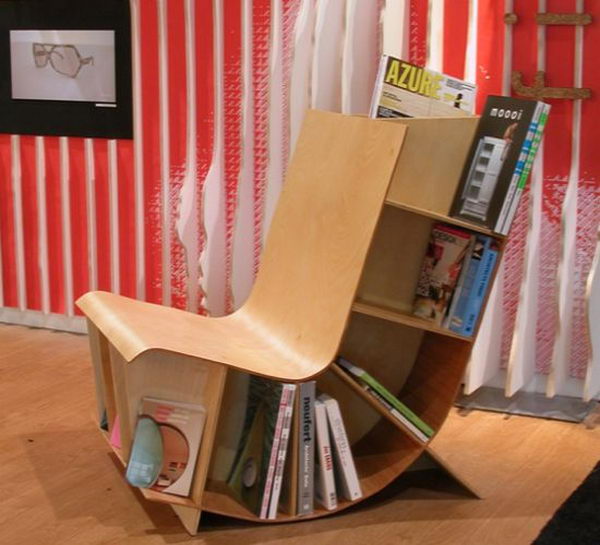 Bookseat Decorative Shelving Idea,