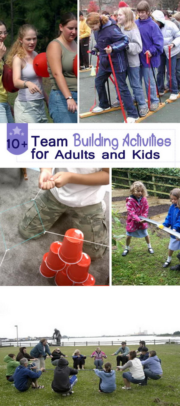 Team Building Activities for Adults and Kids! 