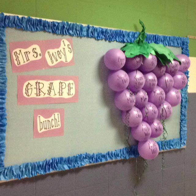 A Grape Bunch. Hide a treat or activity inside each balloon and pop one a day as you countdown to the last day.