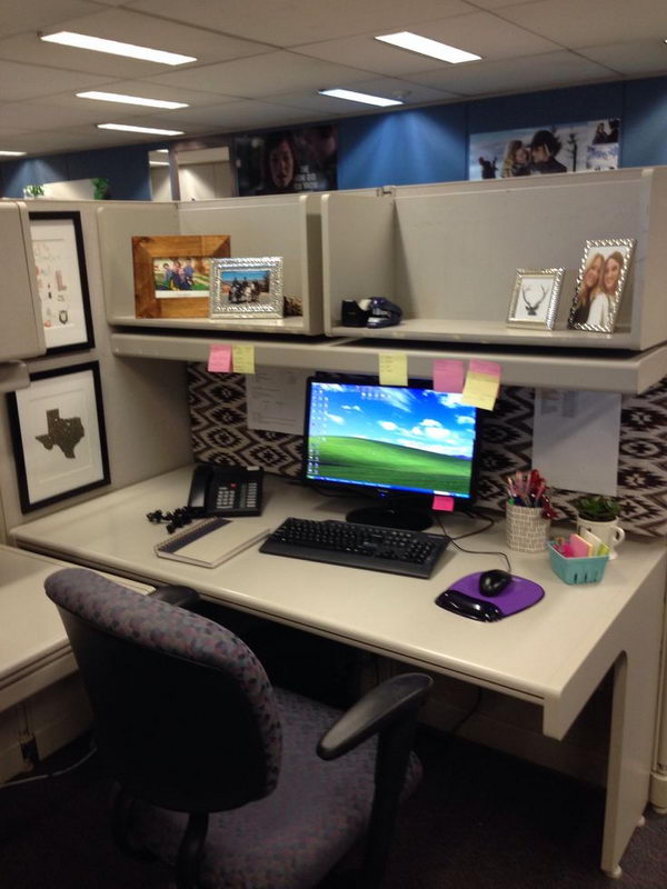 DIY cubicle decorations which bring your personal touch, energy and atmosphere to your work space.