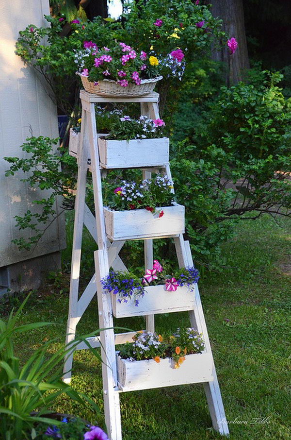 Creative Ladder Decorating Idea.