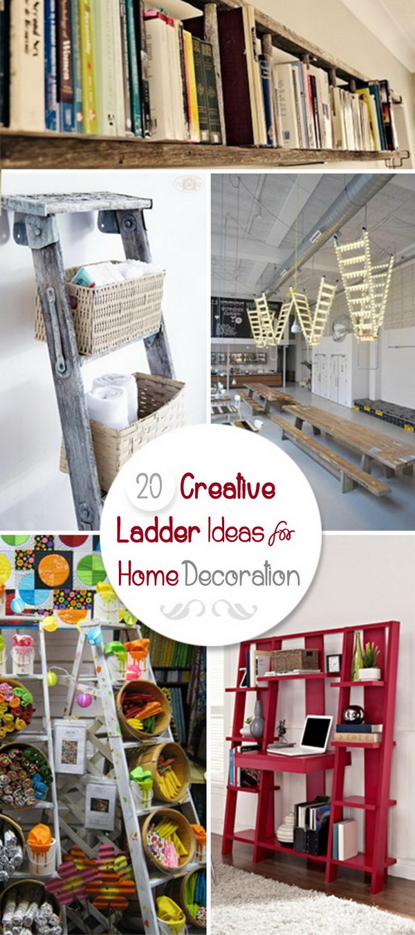 Creative Ladder Ideas for Home Decoration!
